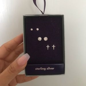 Sterling Silver Stud Earrings